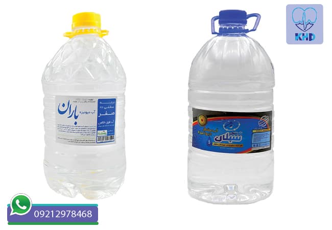 هزینه آب مقطر