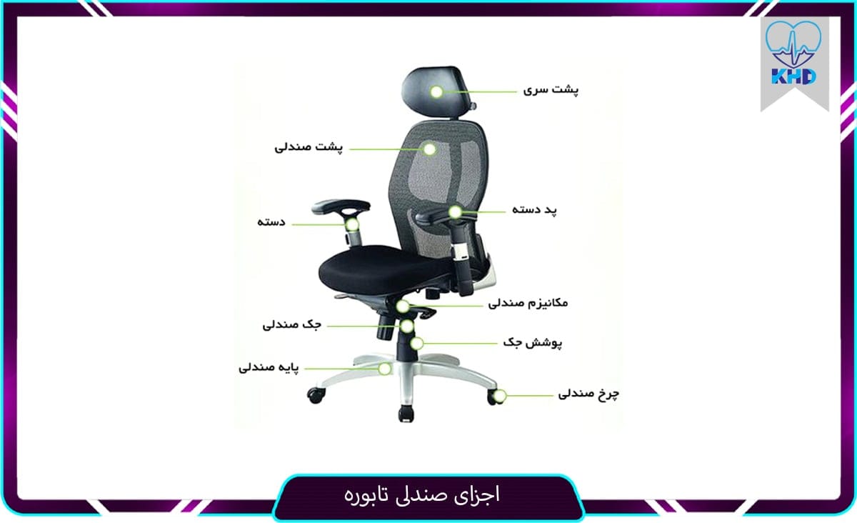 اجزای صندلی تابوره