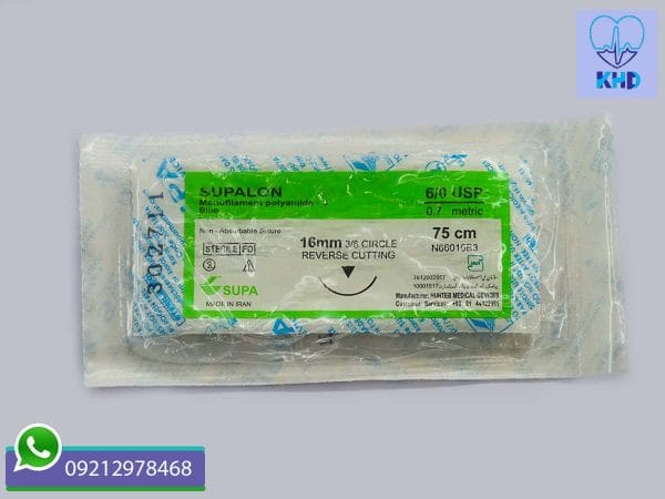 نخ بخیه 6/0 نایلون