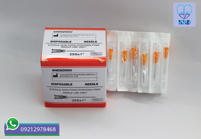 Orange_Gauge_25_Needle_with_1_Inch_Length نیدل نارنجی با طول ۱ اینچ